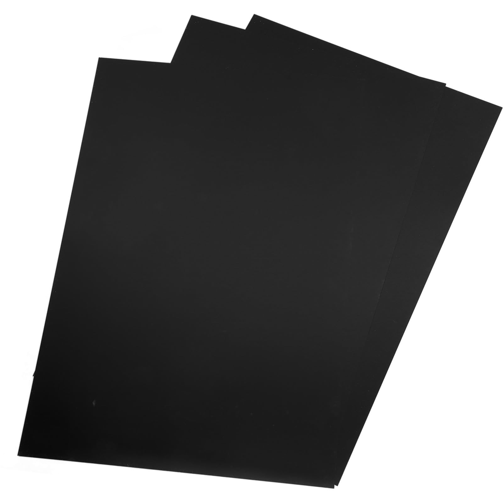 SEWACC Plaques D'aluminium Anodisé Noir 3pcs, Matériau Aluminium 5052 Solide et Résistant à L'usure, pour Gravure et Fabrication de Panneaux Élégants
