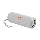 Wireless Bluetooth Speaker TWS, Portable Fabric Waterproof Card USB Flash Drive, FM Creative Gift Speaker (Gray)