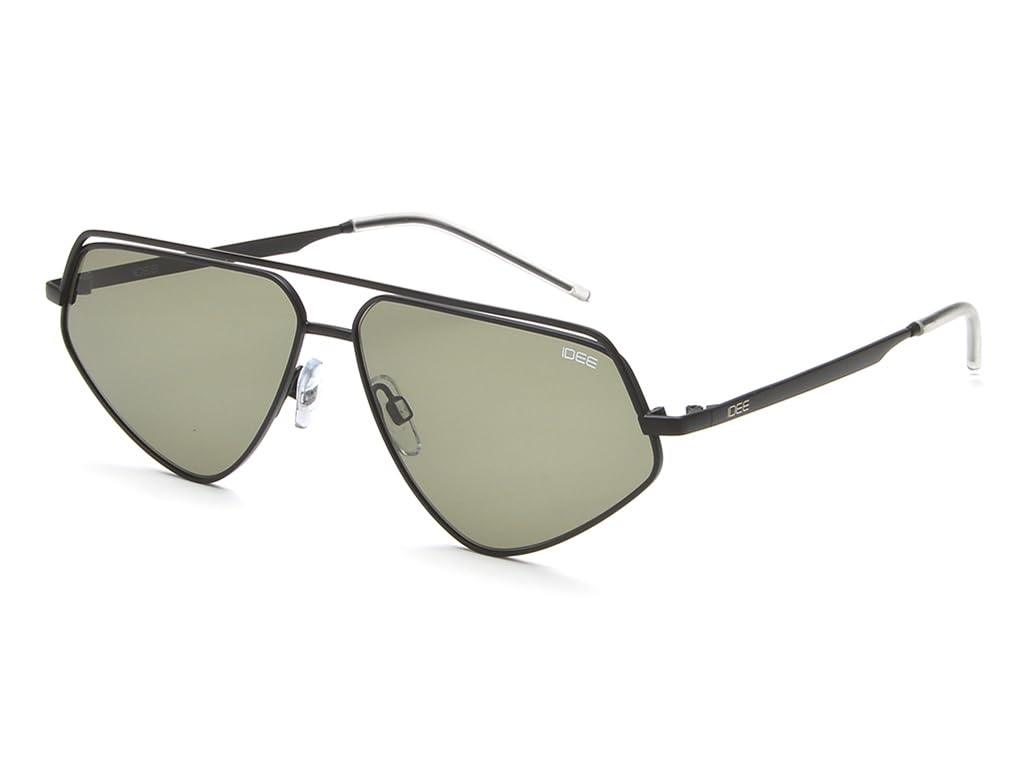 idee 100% Uv Protected Sunglasses For Unisex|Size- Large|Shape- Pentagon|Model- Ids2978C5Sg, Black-picture-39