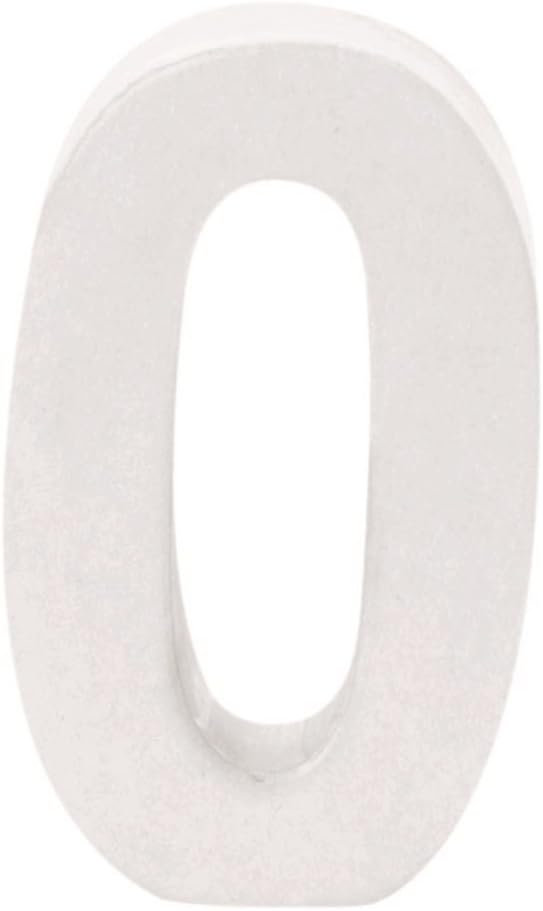 Glorex Paper Number 0 FSC Mix, 10 x 7 x 3.5 cm White, 10 x 7 x 3,5 cm