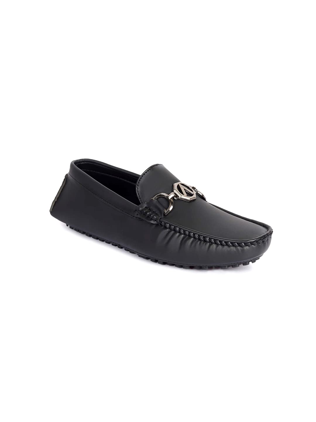 AADI Mens Black Synthetic Leather Outdoor Casual Loafer Shoes (B0BV32NGX7) Amazon Price History, Amazon Price Tracker