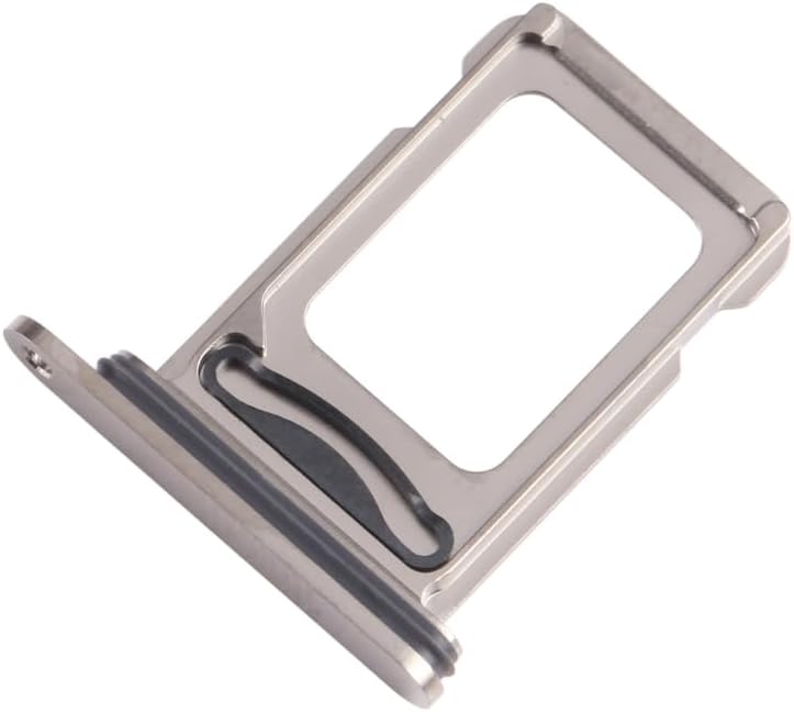 SEIGE SIM Card Tray Replacement for iPhone X, 11, 12, 13, 14 & 15 Series With Waterproof Rubber Ring & 1x SIM Card Tray Open Eject Pin (iPhone 15 Pro Max, Natural Titanium)