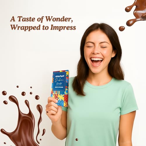 Le Damas 200g Dubai Chocolate Assortment –– Perfect Box For Kids Family,Friend (Pack of 1, Kunafa & Pistachio (Milk Chocolate))