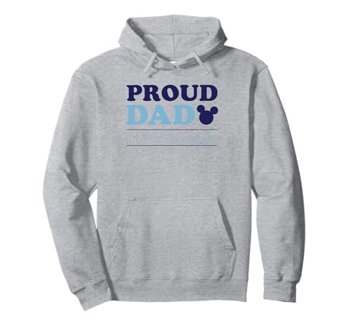 Proud Dad of Grad Pullover Hoodie Disney : Cadeau Idéal pour Fêter le Papa d'un Diplômé