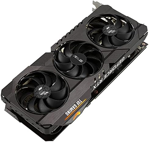 ASUS TUF Gaming NVIDIA GeForce RTX 3070 V2 OC Edition Graphics Card (PCIe 4.0, 8 GB GDDR6, LHR, HDMI 2.1 , DisplayPort 1.4a, Dual ball Fan Bearings, Military-grade Certification, GPU Tweak II)