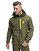 Produktbild RevolutionRace Hiball Jacket für Herren, Atmungsaktive und Wasserabweisende Jacke für alle Outdoor-Aktivitäten, Dark Olive, M