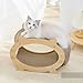 Tyenaza Cat Scratcher Lounge, Innovative TV Shape All Seasons Prevents Furniture Damage Cat Scratcher Bed for Indoor