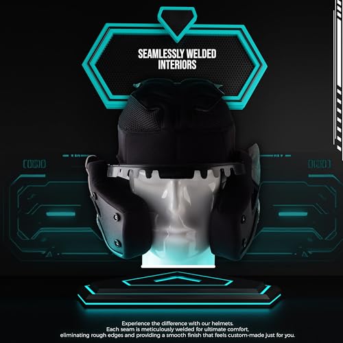 Image of Steelbird SBH-57 Fighter F11 Helmet ISI and DOT Certified Full Face Helmet for Men with Inner Silver Sun Shield