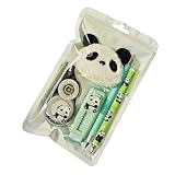 Apportez de la joie à l'utilisateur : conçu avec des outils d'écriture sur le thème des animaux et des accessoires en peluche, cet ensemble de papeterie offre une combinaison distinctive d'utilité, garantissant qu'il reste adapté pour être affiché sur le bureau. Sa jolie combinaison de papeterie encourage une expérience joyeuse pour les utilisateurs