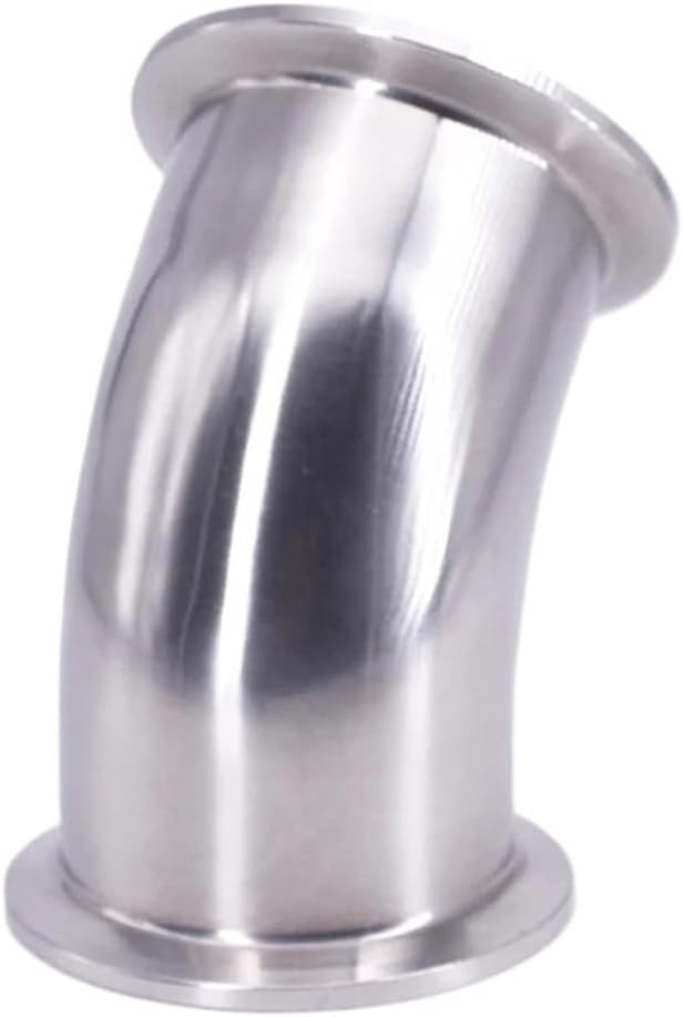 19 25 32 38-108 mm Pipe Outer Diameter 1.5" 2" 2.5" 3" 3.5" 4" Tri-Clamp 45 Degree Elbow SUS304 SUS316 Stainless Sanitary Fitting Connector Self Made (Color: 51mm OD K64mm, Size : SUS 316L_45 DEGREE)