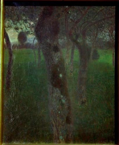 Toile Murale Klimt Obstgarten Am Abend Impression Salon 60x90
