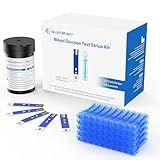 Glucoracy G-425-2/G-425 Blood Glucose Test Strips, 50 Counts Test Strips for Diabetes, 50 Counts Blood Lancets, Only for Glucoracy G-425-2/G-425 Meter Kit