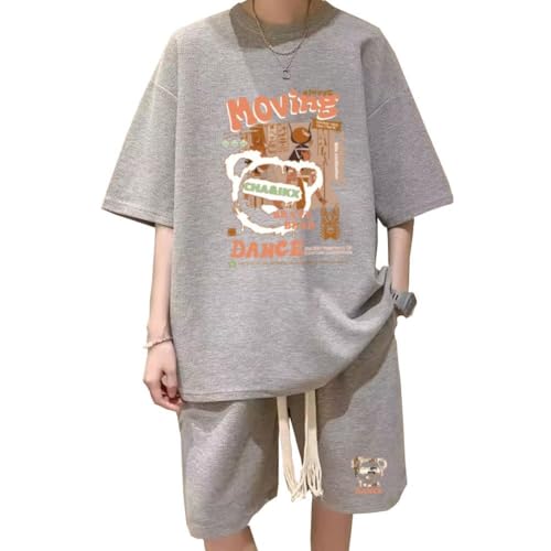 [Liaziong] tVcY ĕ vg㉺Zbg  ㉺2_Zbg傫TCY ZbgAbv n XEFbg Y gX|[cEF KlC jp -grey-2XL