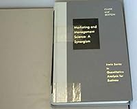 Marketing and Management Science. A Synergism B004TR52JY Book Cover