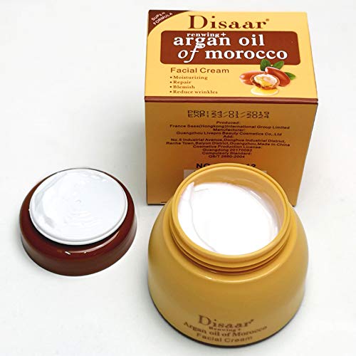 Disaar Beauty Face Cream Argan Oil Of Morocco Moisturizing Repair Blemish Reduce Wrinkles Facial Skin Care Reawing+ Super Formula 50G #TOP7