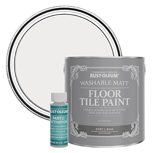 Rust-Oleum Purple Washable Matt Floor Tile Paint - Fleur 2.5L