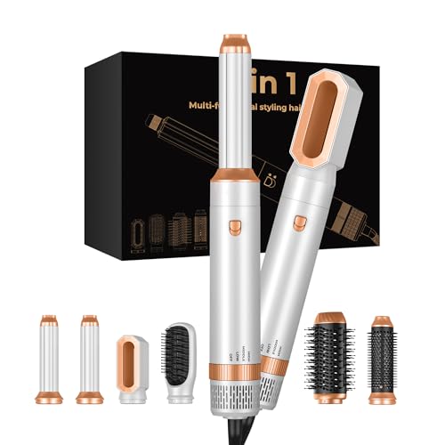 UMIGA Hair Styler 5 in 1, Air Styler Set with Ionic Hair Dryer,Auto Air Curler,Thermal Brush,Hair Dryer Set for Styling, Fast Drying, Volumizing,Curling,Straightening, Ion Care