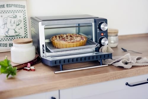 Steba Mini Backofen mit 9 Liter Volumen, Ober- und Unterhitze, Pizzatiefe bis Ø 22 cm, 2 Einschubebenen, KB M9