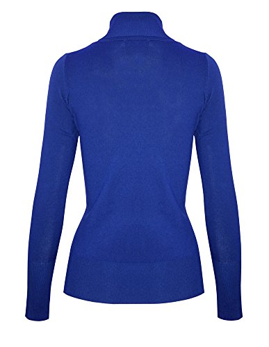 Image of Cielo Womens Solid Basic Stretch Turtleneck Pullover Knit Sweater