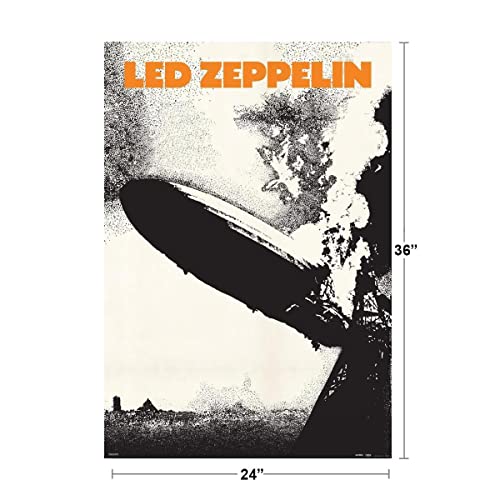 Pyramid America Led Zeppelin I Music Album Cover Cool Wall Decor Art Print Poster 60X90 #TOP2