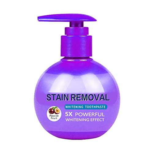 Magik 2-4 Pack Intensive Stain Removal Whitening Toothpaste Baking Soda Fight Bleed (Passion Fruit, 2 Pack) #TOP2