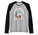 Divertente Natale Gangsta Wrapper Mix Tape Design 5 Maglia con Maniche Raglan