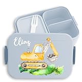 Ausreichend Platz: Diese coole Lunchbox mit Aufdruck bietet ausreichend Platz für bis zu vier Butterbrote oder andere kleine Snacks, wie geschnittenes Gemüse oder Beeren. Damit ist sie ideal für eine sättigende und ausgewogene Mahlzeit während der Schulpause oder im Kindergarten. Dank des tollen Motivaufdrucks bereitest du deinen Kleinsten damit eine ganz besondere Freude!