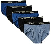 Hanes mens 5-pack Cool Comfort Lightweight Breathable Mesh Brief Briefs Medium