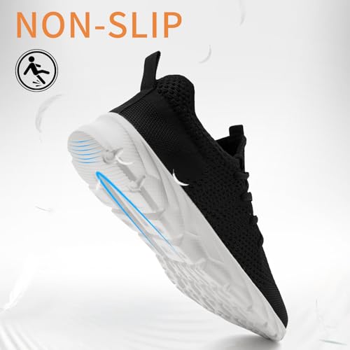 Image of Oltyutc Men Women Tennis Shoes Comfortable Fashion Running Sneakers | Lightweight & Soft Sole, Breathable Mesh Upper, Unisex Daily Footwear, Ideal for Gym Workout Athletic Travel Work