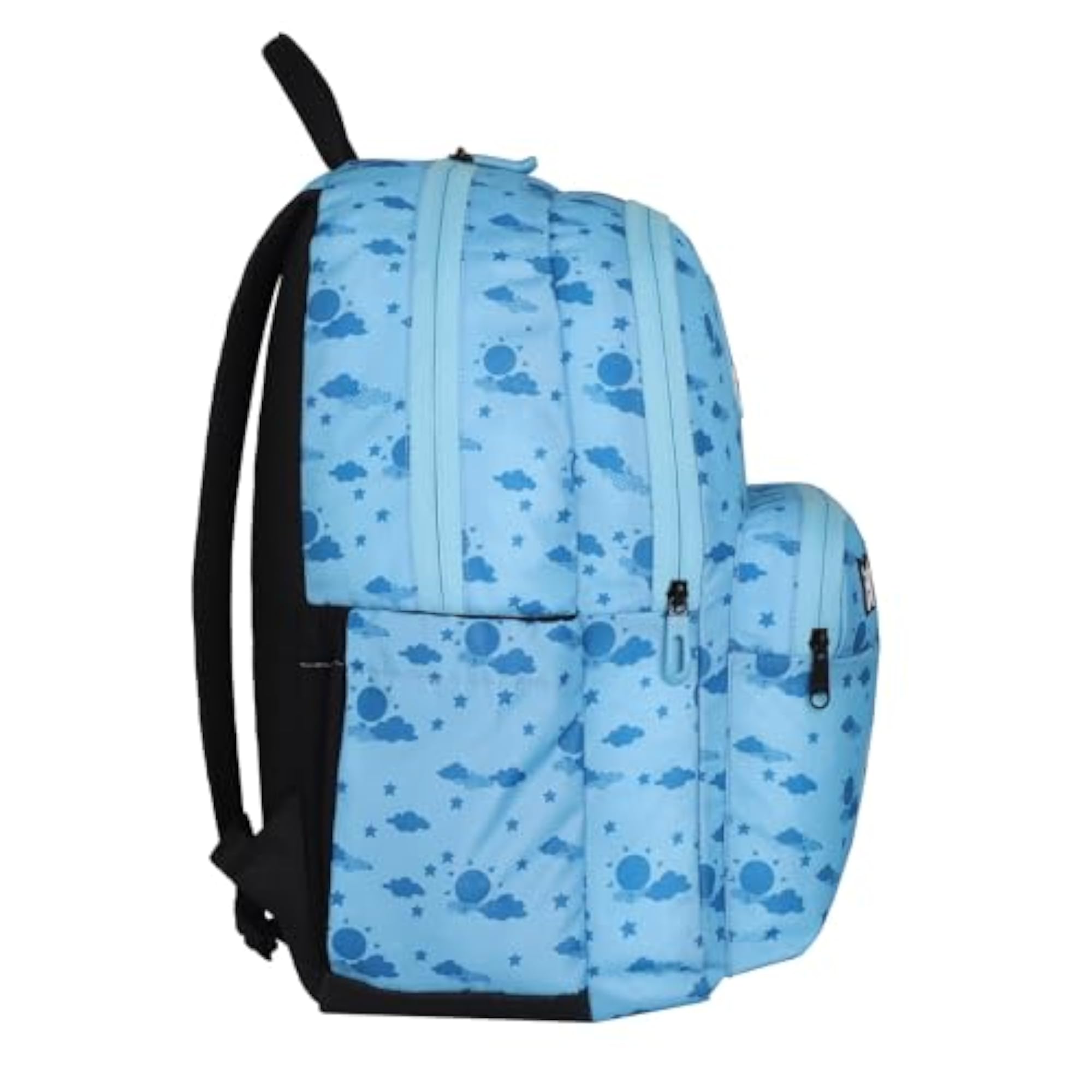 Sky Navy Blue 21 Liters School Backpack for Boys and Girls