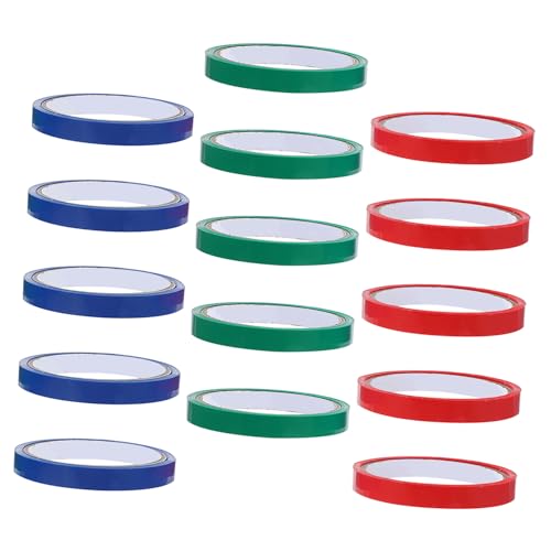Ruban adhésif pour sceller sacs multicolores rouge bleu vert emballage