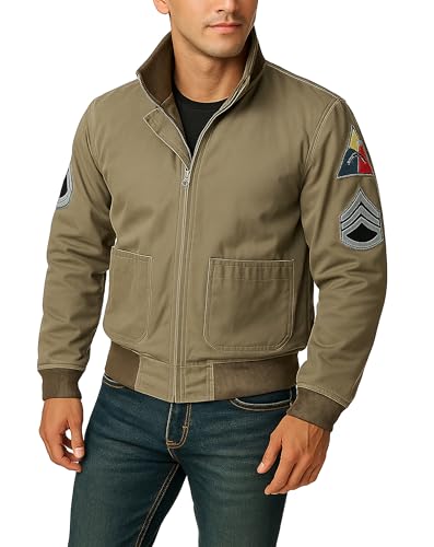 Mens Vintage Brad Pitt War Ready WW2 Uniform US Army