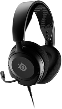 SteelSeries Arctis Nova 1 – Multi-Platform Gaming Headset – Hi-Fi Driver – 360° Surround Sound – AirWeave Memory Foam Ear Cushions – Noise Canceling Microphone, PC, PS5, Switch, Xbox – Black