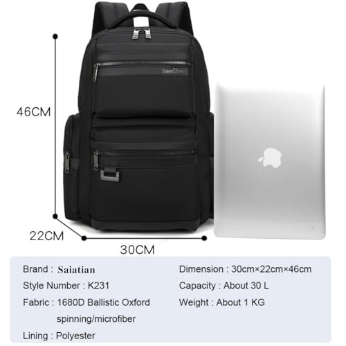 Laptop Backpack for Men,Laptop Backpack Casual Business Bag Large Capacity Business Travel Multifunctional Computer Bag ，work bookback for men,carry on backpack,Clean with one wipe.2