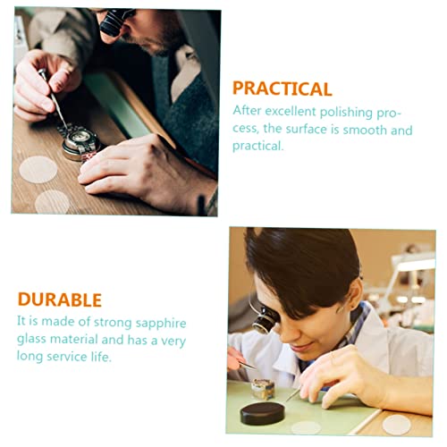 Thickened Sapphire Glass Watch Lens Replacement Flat Transparent Lens for Watch Re High Definition Easy4