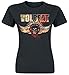 Produktbild Volbeat Burning Skullwing Frauen T-Shirt schwarz L 100% Baumwolle Band-Merch, Bands, Totenköpfe