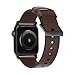 NOMAD Modern Band for Apple Watch 40mm/38mm | Rustic Brown Horween Leather | Black Hardware