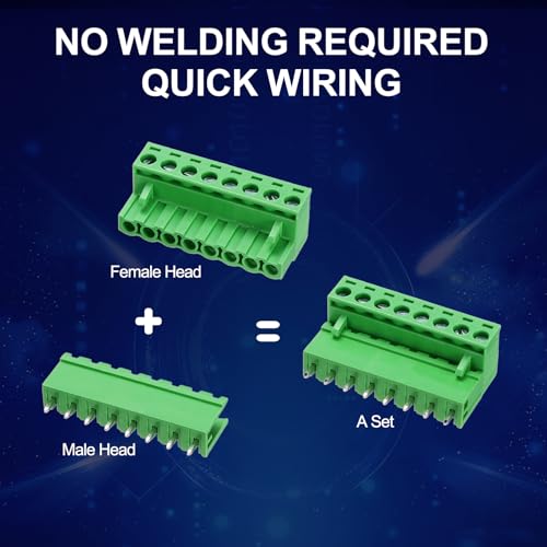 Bornier PCB 5.08mm enfichable MECCANIXITY pour simplifier vos câblages - 5