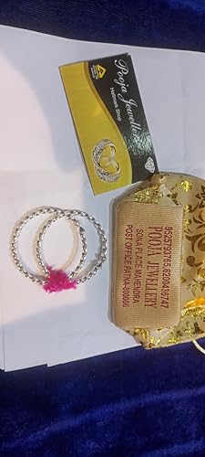 Image of Pure Silver Bangles for Baby Girl and Boy - Pack of 2 Silver Bracelet Pair for Kids age kid 0 to 2 years old.