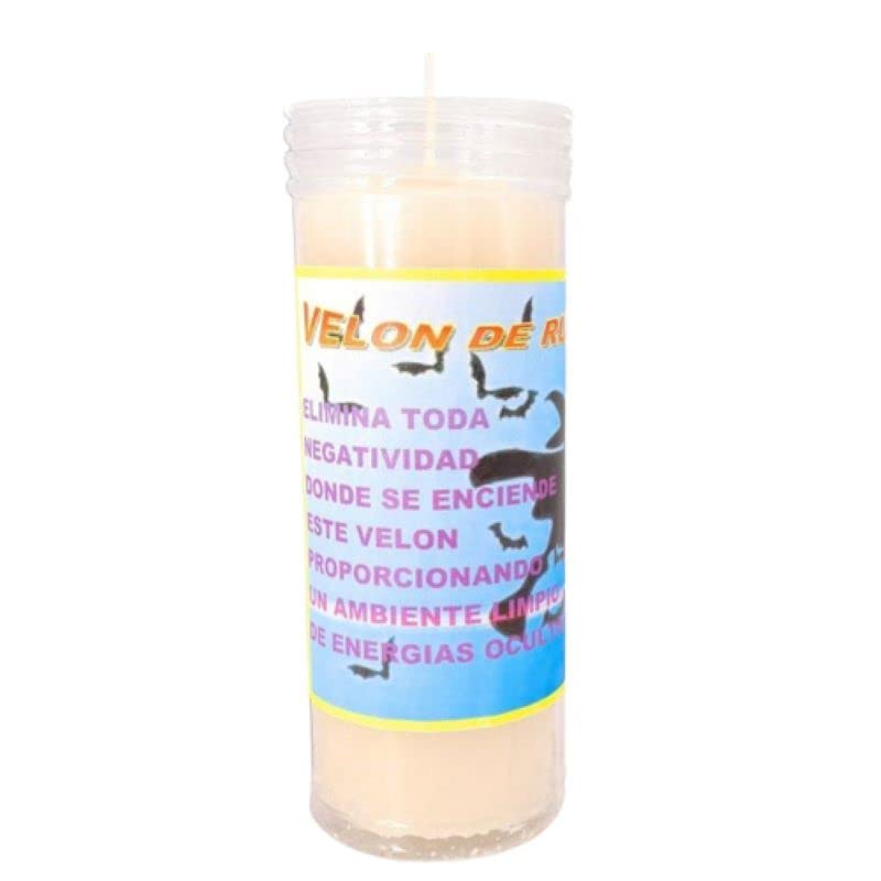 Velón de Ruda Aroma Elimina Negatividad Vela Olor Protección Purifica Energética Aroma Ambiente Limpio de Energías Ocultas