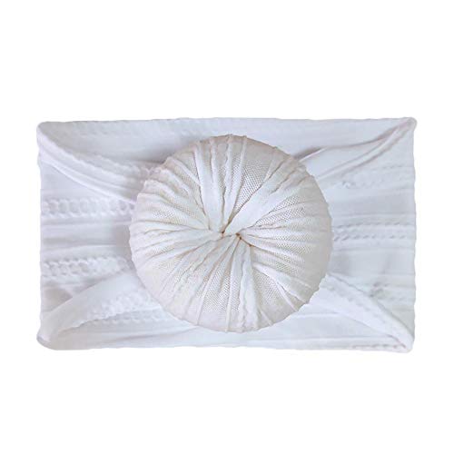 Golden Lank Bandeau élastique doux et mignon pour bébé, couleur unie, pour nouveau-né, fille, garçon, cadeau pour enfant, accessoire de photographie Cover