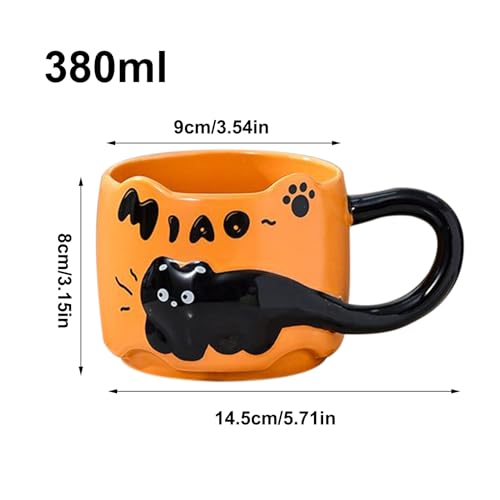 Taza de cerámica para café que ahorra espacio en armarios 6