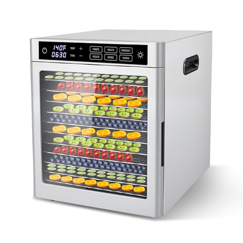 Commercial Food Dehydrator with Digital Timer