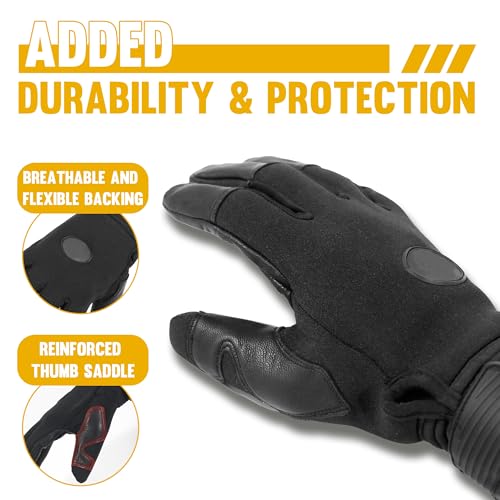 HANDLANDY Horse Riding Gloves Mens Women, Equestrian Horseback Riding Glove - Image 6