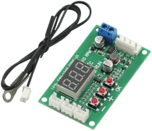 Hassas sıcaklık ve hız ayarı için problu motor fan hız kontrol cihazı için DC1248V 4 telli sinyali destekleyen endüstriyel fanlar için (B) - Görsel 6