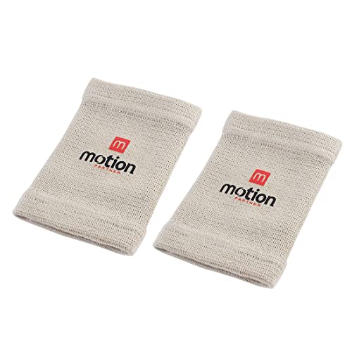 Ruilogod Deportes Banda elástica muñeca manga del abrigo protector de apoyo Par gris