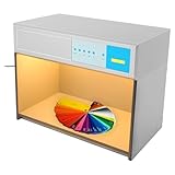 SEDAMORALLY Color Assessment Cabinet, Industrial 4/5/6 Light Sources Textile Printing Color Matching Cabinet Lab Color Controller Light Box/Light Booth fourlightsources