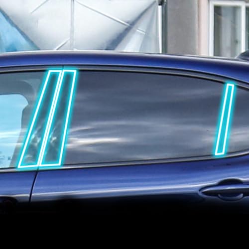 Film protection pilier B C Alfa Romeo Giulia membrane TPU PPF anti-rayures extérieur