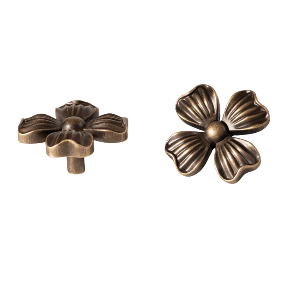 Boutons de tiroir en laiton solide de 47mm à trou unique pour rénovation facile de cuisine