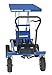 Vestil CART-PN-1500 Steel Rough Terrain Elevating Cart 20-1/2 in. x 40 in. 1500 Lb. Capacity Blue